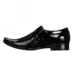 Men Black Color Synthetic Material Casual Formal Shoes