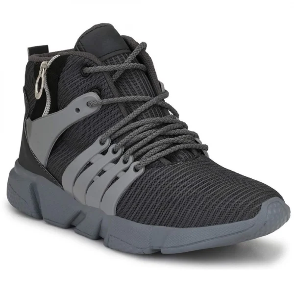 Men Grey,Black Color Mesh Material Casual Sports Shoes
