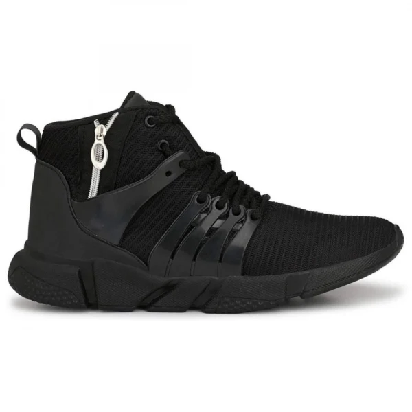 Men Black Color Mesh Material Casual Sports Shoes