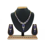 Women's Alloy Necklace set (Blue)