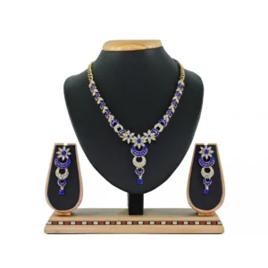 Women's Alloy Necklace set (Blue)