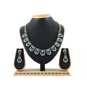 Women's Alloy Necklace set (Turquoise)