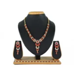 Women's Alloy Necklace set (Red)