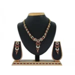 Women's Alloy Necklace set (Maroon)