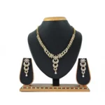 Women's Alloy Necklace set (White)