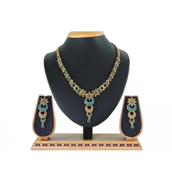Women's Alloy Necklace set (Turquoise)
