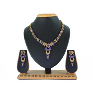 Women's Alloy Necklace set (Blue)