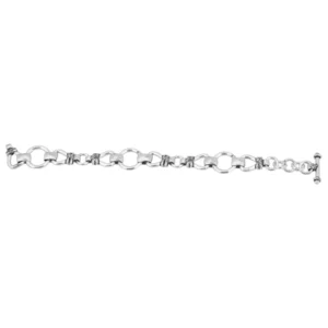 Women's Silver Plated Elegant Hand Bracelet-Silver