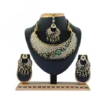 Women's Alloy Necklace set (Green)