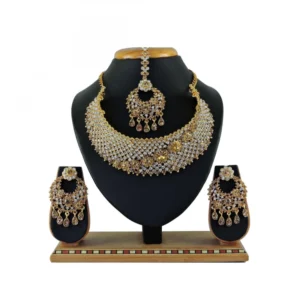 Women's Alloy Necklace set (Gold)