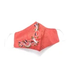 Pack of 2_ Embroidery Cotton Mask (Color: Assorted)