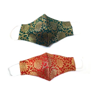 Pack of 2_ Wedding Stylish Cotton Mask (Color: Assorted)