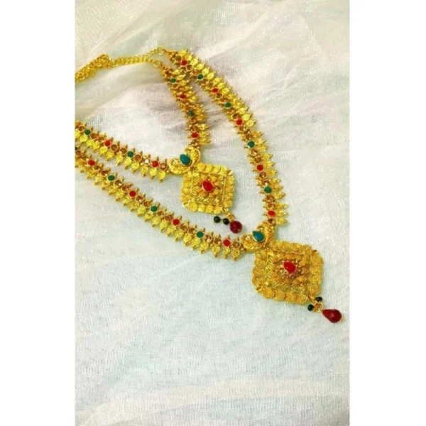 Women's Long Chain And Earing Set