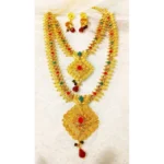 Women's Long Chain And Earing Set