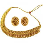 Women's Short Necklace And Earing Set