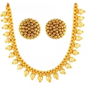 Women's Short Necklace And Earing Set