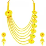 Women's Long Chain And Earing Set