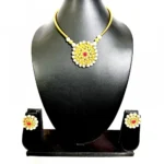 Women's Short Necklace And Earing Set