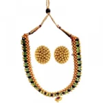 Women's Short Necklace And Earing Set
