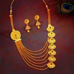 Women's Long Chain And Earing Set