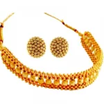 Women's Short Necklace And Earing Set