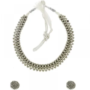 Women's Short Necklace And Earing Set