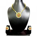 Women's Short Necklace And Earing Set