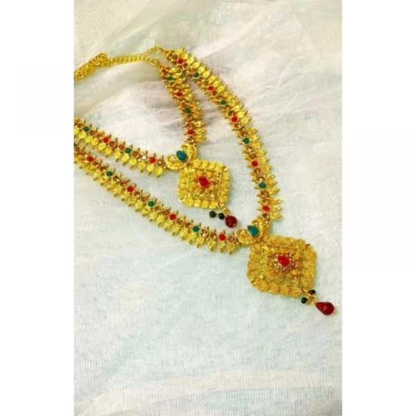Women's Long Chain And Earing Set