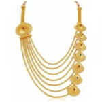 Women's Multi Layer Long Chain And Earing Set