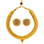 Women's Short Necklace And Earing Set