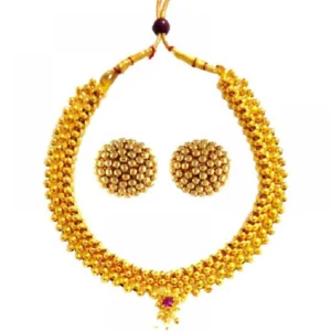 Women's Short Necklace And Earing Set