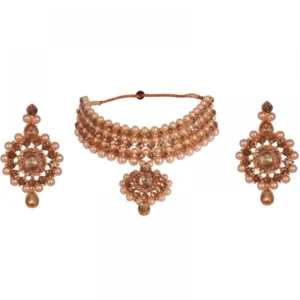 Women's Chocker , Earring And Maang Tikka Set