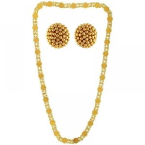 Women's Long Chain And Earing Set