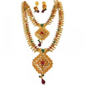 Women's Long Chain And Earing Set