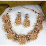 Women's Ethnic Style Necklace Set (Multi Color, Free Size)