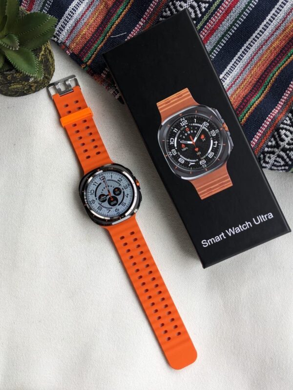 Samsung Galaxy Watch 7, 44mm Smart Watch (Orange Strap)