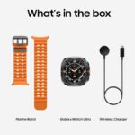 Samsung Galaxy Watch 7, 44mm Smart Watch (Orange Strap)