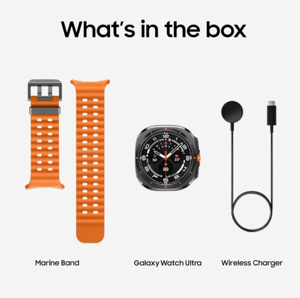 Samsung Galaxy Watch 7, 44mm Smart Watch (Orange Strap)