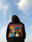FEMINISM Cotton Black Shirt For Women
