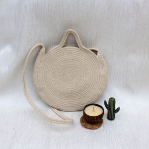 Cream Sling Bag