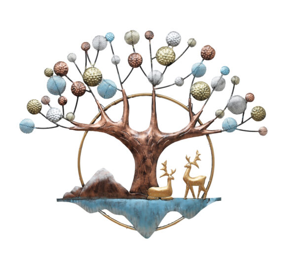 Moon Deer Tree Wall Art