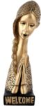 Handcrafted Decorative Welcome Namaste Lady for Home Décor Showpiece Figurine