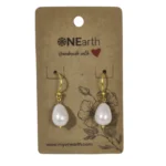 Drop Baroque shell pearl Earrings