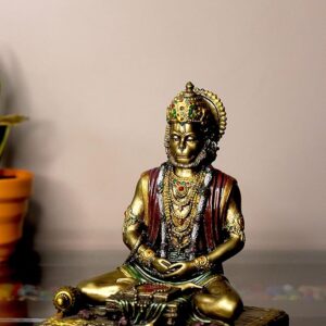 Handcrafted Antique Finish Lord Hanuman Ji Decorative Showpiece Figurine