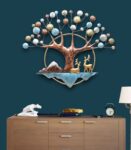 Moon Deer Tree Wall Art