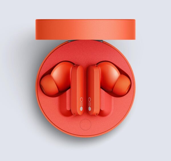 CMf High Bass Sound Quality TWS, Trendy Round Look with Tangy Orange